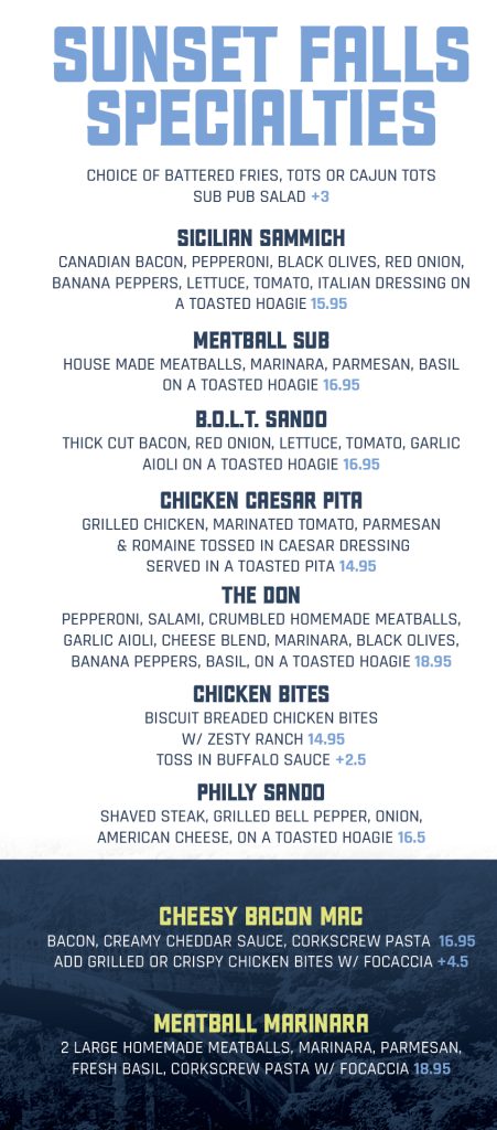 PNW Pizza Co. menu, page 6