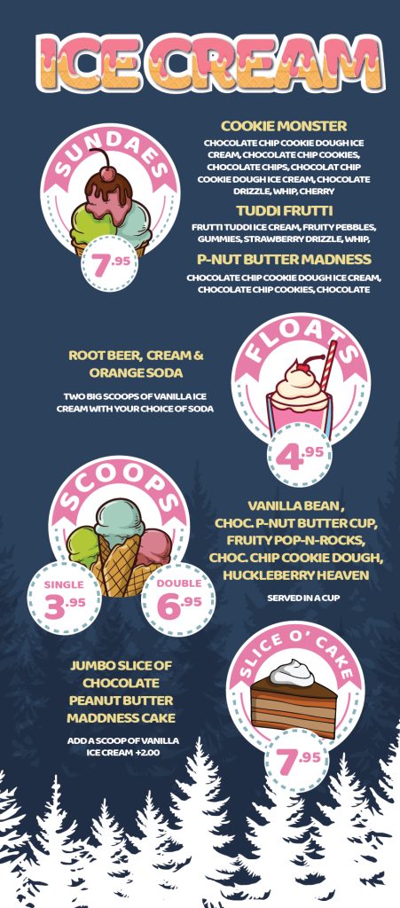 PNW Pizza Co. menu, page 8