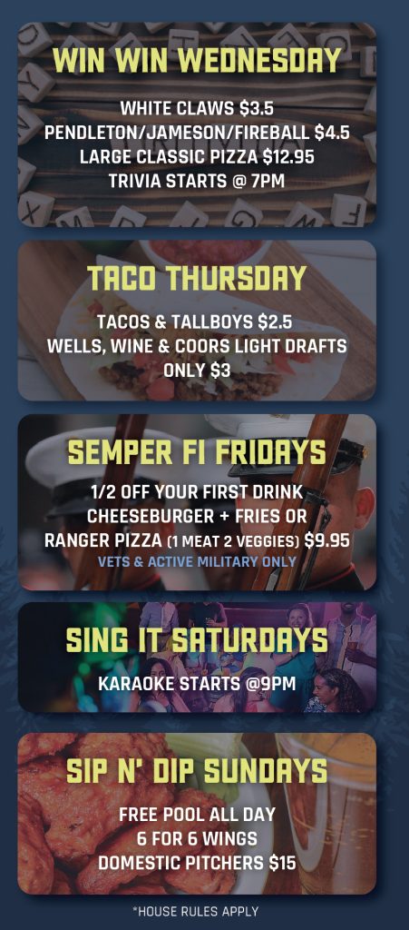 PNW Pizza Co. menu, page 10