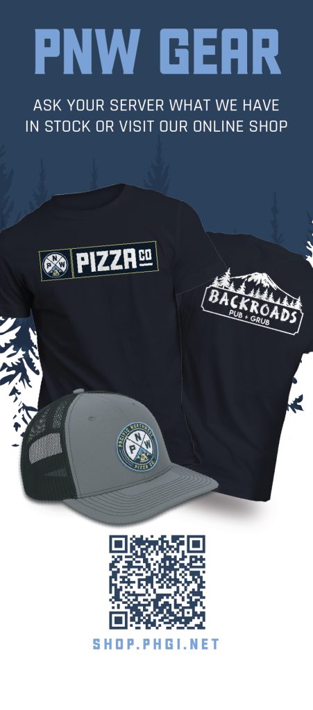 PNW Pizza Co. menu, page 11
